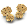 Round Diamonds 0.55CT Designer Studs Earring in 14KT Rose Gold