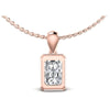 Radiant Diamonds 0.35CT Solitaire Pendant in 18KT White Gold