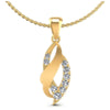 Round Diamonds 0.45CT Fashion Pendant in 14KT White Gold