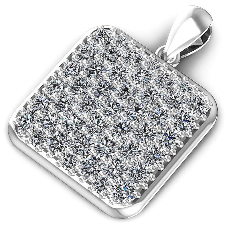 Incredible Round Diamonds 1.70CT Fashion Pendant