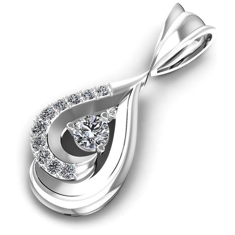 Magnificent Round Diamonds 0.45CT Fashion Pendant