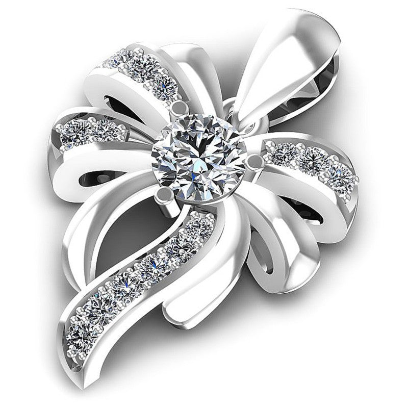 Stunning Round Diamonds 0.40CT Fashion Pendant