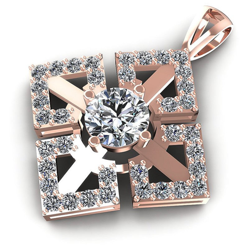 Magnificent Round Diamonds 1.55CT Fashion Pendant