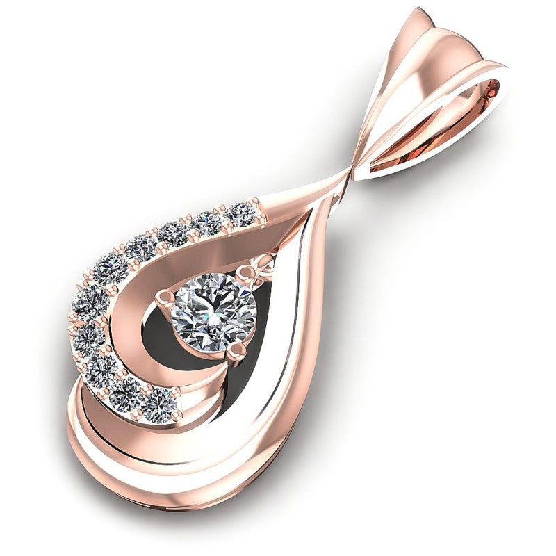 Magnificent Round Diamonds 0.45CT Fashion Pendant
