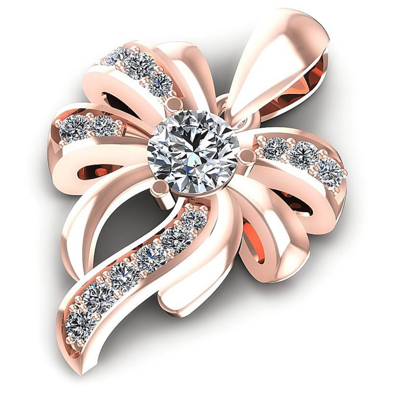 Stunning Round Diamonds 0.40CT Fashion Pendant