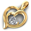 Heart Diamonds 0.55CT Heart Pendant in 14KT Rose Gold