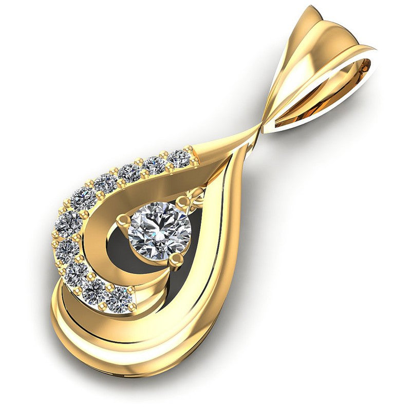 Magnificent Round Diamonds 0.45CT Fashion Pendant