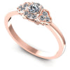 Round Diamonds 0.25CT Fashion Ring in 18KT White Gold