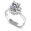 Round Diamonds 0.40CT Engagement Ring in 14KT White Gold