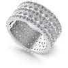 Round Diamonds 2.10CT Eternity Ring in 14KT White Gold