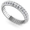 Round Diamonds 0.90CT Eternity Ring in 14KT White Gold