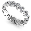 Round Diamonds 0.55CT Eternity Ring in 14KT White Gold
