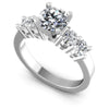 Round Diamonds 1.00CT Engagement Ring in 14KT White Gold