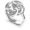Round Diamonds 0.30CT Fashion Ring in 14KT White Gold