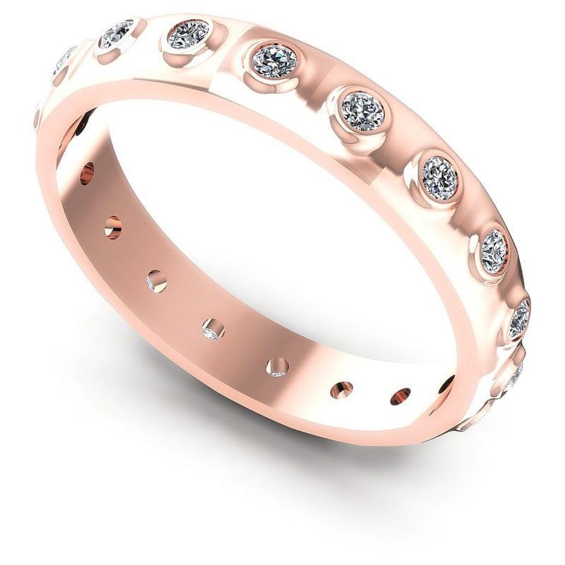 Round Diamonds 0.25CT Eternity Ring in 18KT White Gold