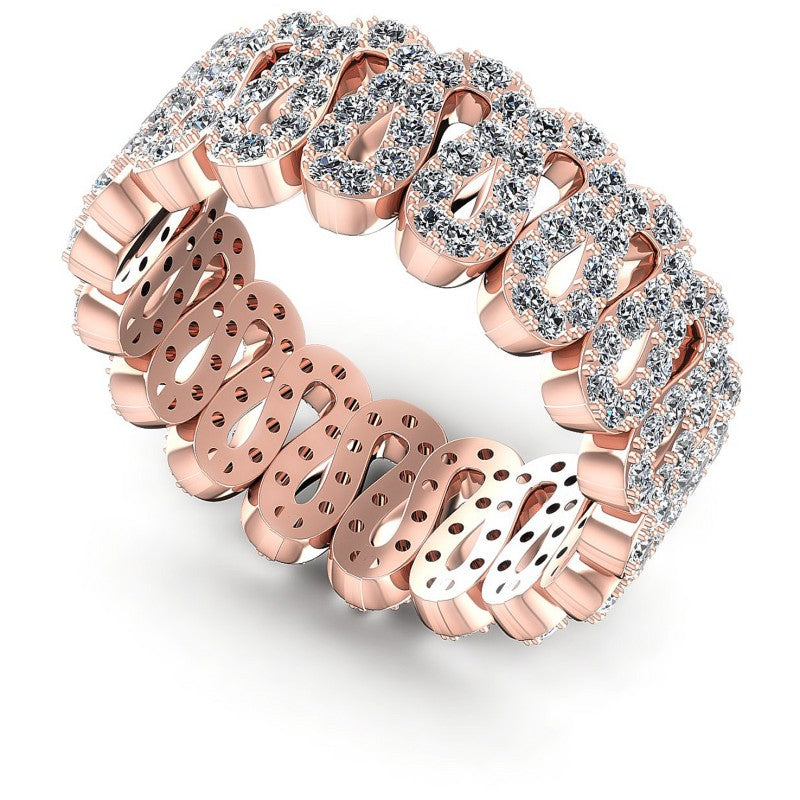 Round Diamonds 1.55CT Eternity Ring in 18KT White Gold