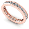 Round Diamonds 1.15CT Eternity Ring in 18KT White Gold
