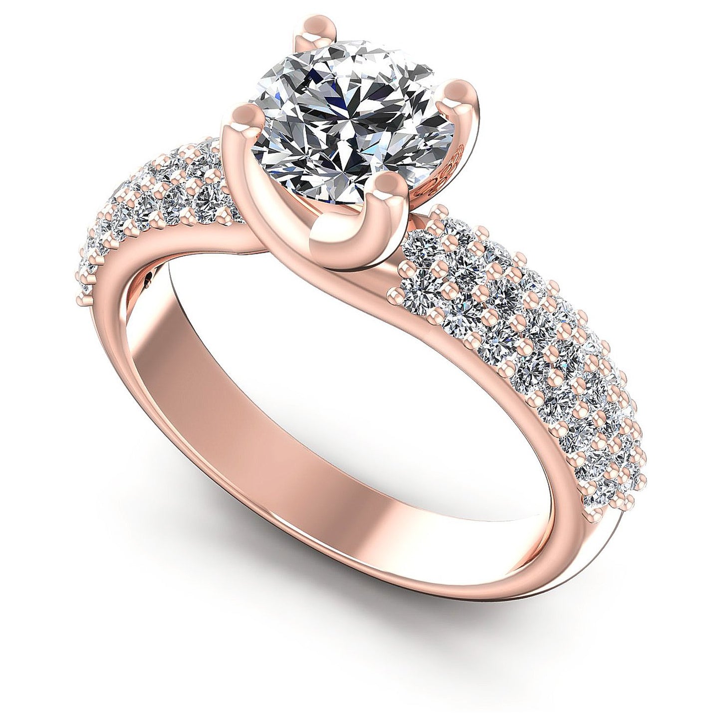 1.20CT Round Cut Diamonds Engagement Rings