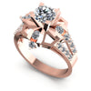 1.00CT Round  Cut Diamonds Engagement Rings