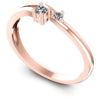 Round Diamonds 0.15CT Fashion Ring in 18KT White Gold