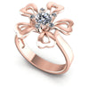 Round Diamonds 0.50CT Fashion Ring in 18KT White Gold