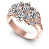 Round Diamonds 1.70CT Fashion Ring in 18KT White Gold