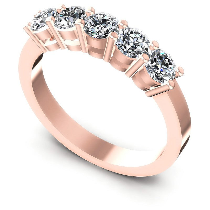 Round Diamonds 0.95CT Diamonds Wedding Band in 18KT White Gold