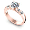 Round Diamonds 0.70CT Engagement Ring in 18KT White Gold