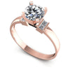 0.50CT Round And Princess  Cut Diamonds Engagement Rings