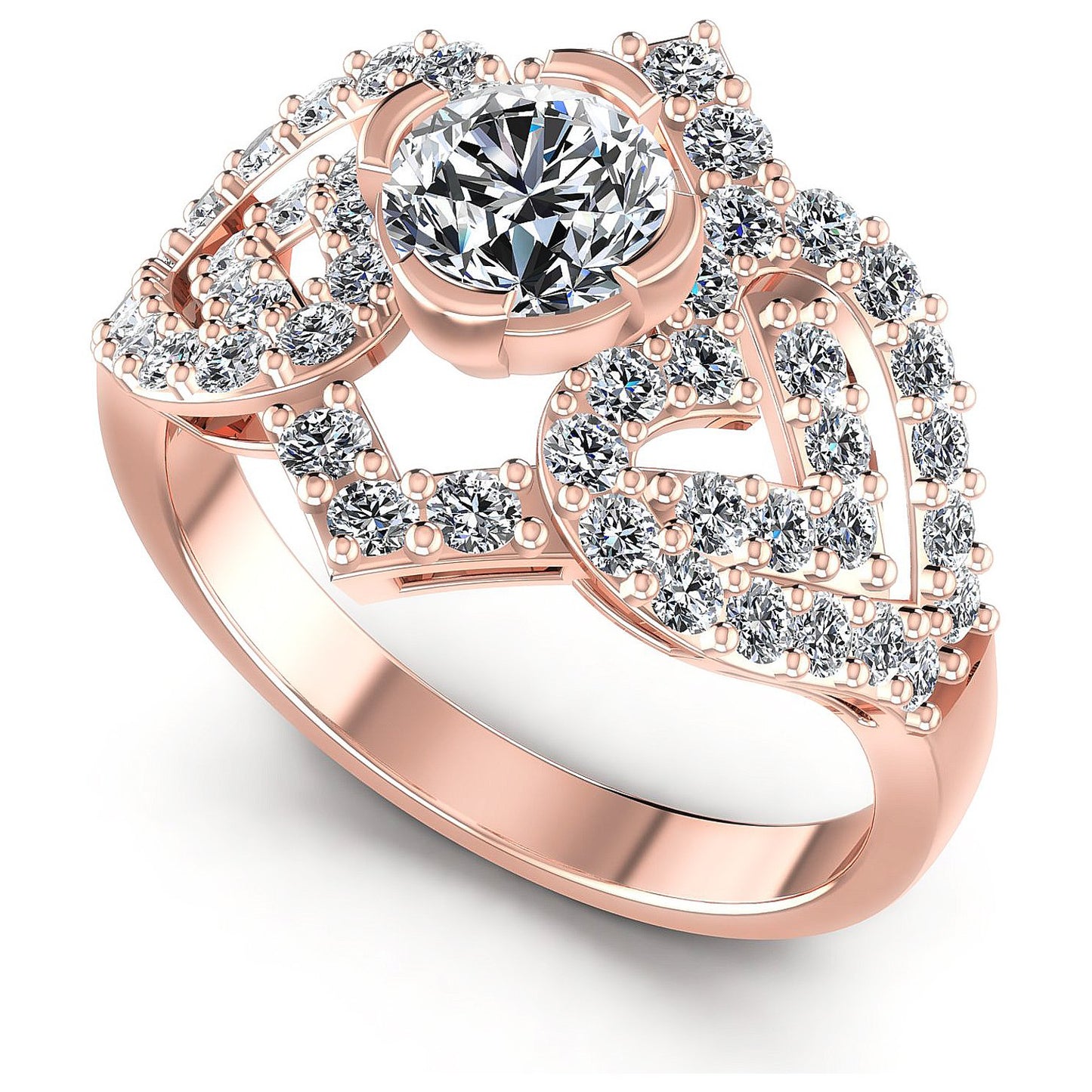 1.20CT Round Cut Diamonds Engagement Rings