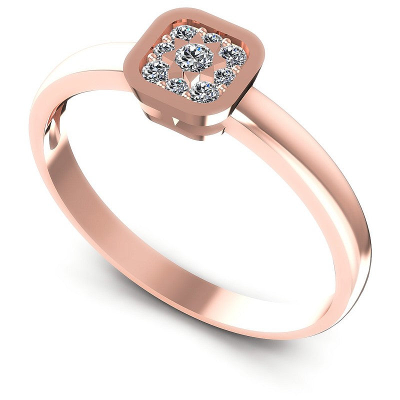 Round Diamonds 0.20CT Fashion Ring in 18KT White Gold