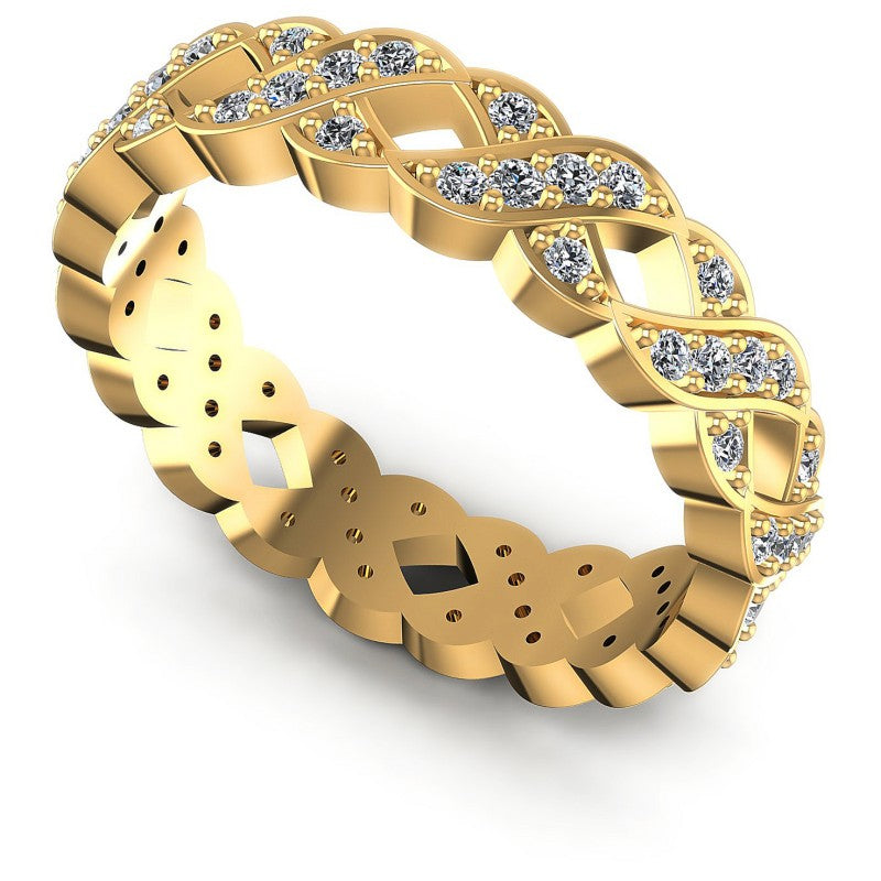 Round Diamonds 0.45CT Eternity Ring in 14KT White Gold