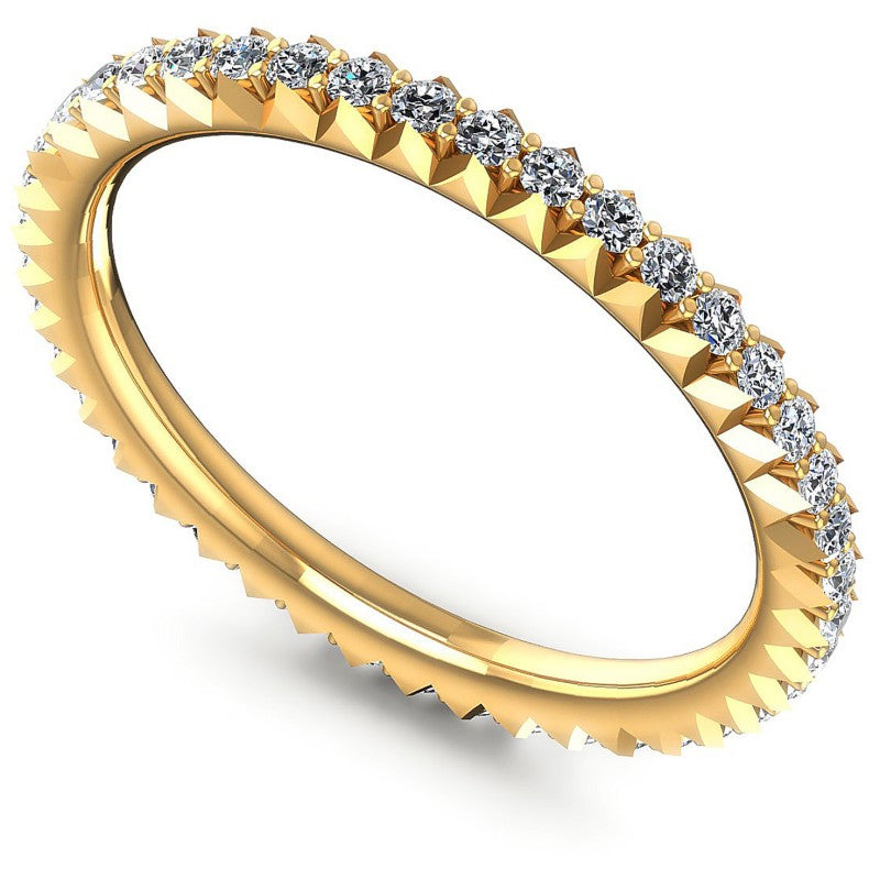 Round Diamonds 0.35CT Eternity Ring in 14KT White Gold