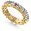 Round Diamonds 4.30CT Eternity Ring in 14KT White Gold