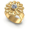 Round Diamonds 0.35CT Antique Ring in 14KT White Gold