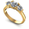 Round Diamonds 1.40CT Three Stone Ring in 14KT White Gold
