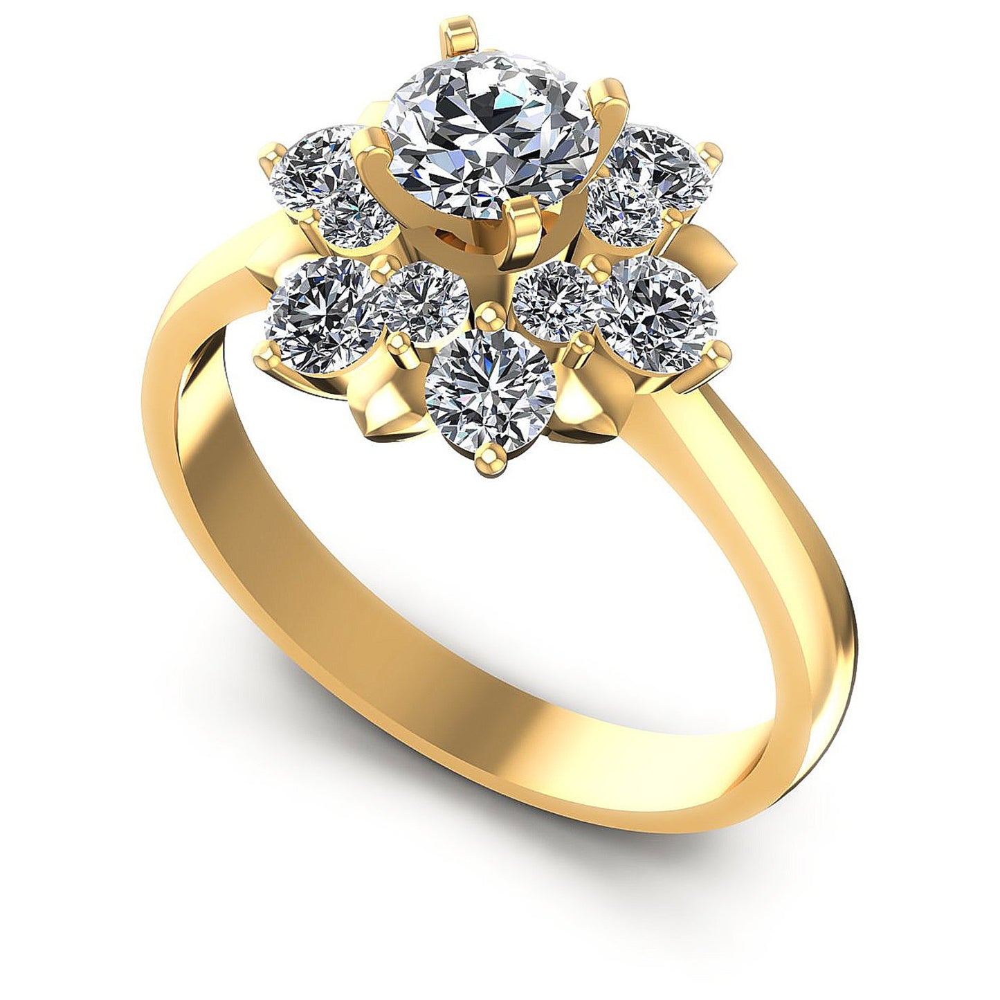 1.15CT Round Cut Diamonds Engagement Rings