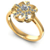 Round Diamonds 0.25CT Fashion Ring in 14KT White Gold