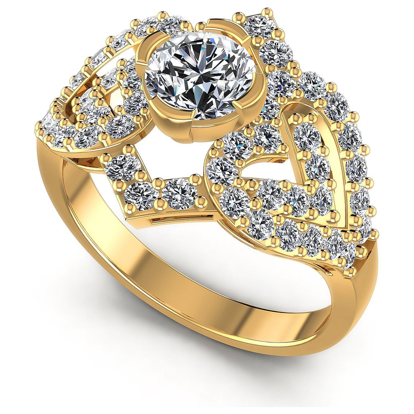 1.20CT Round Cut Diamonds Engagement Rings