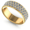 Round Cut Diamonds Eternity Ring in 14KT White Gold