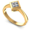 Princess Diamonds 0.25CT Fashion Ring in 14KT White Gold