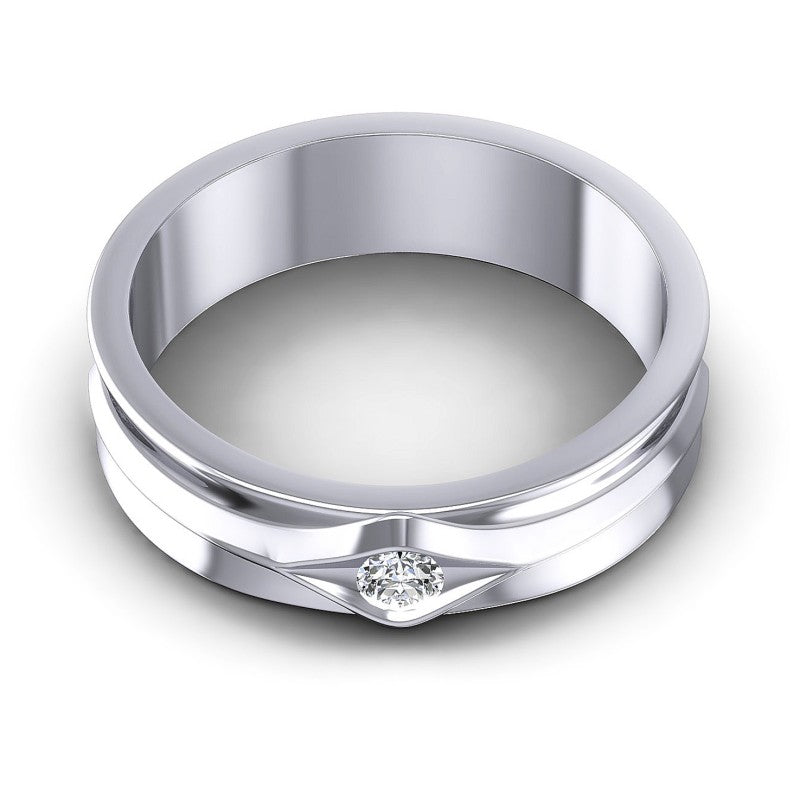 Round Cut Diamonds Solitaire Ring in 14KT Yellow Gold