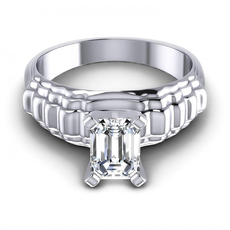 Emerald Diamonds 0.35CT Solitaire Ring in 14KT Yellow Gold