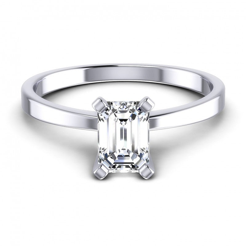 Emerald Diamonds 0.35CT Solitaire Ring in 14KT Yellow Gold