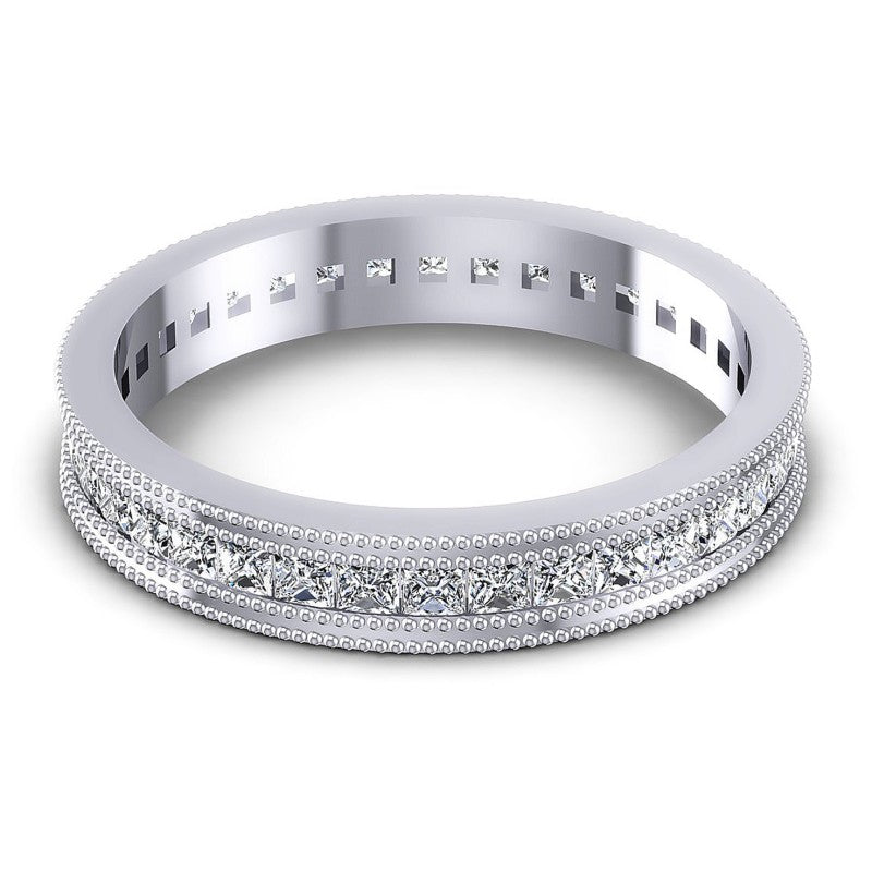 Princess Diamonds 1.05CT Eternity Ring in 14KT Yellow Gold