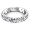 Round Diamonds 0.90CT Eternity Ring in 14KT Yellow Gold