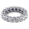 Round Diamonds 4.00CT Eternity Ring in 14KT Yellow Gold