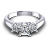 Princess Diamonds 0.75CT Three Stone Ring in 14KT Yellow Gold