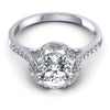 Round and Marquise Diamonds 0.85CT Halo Ring in 14KT Yellow Gold