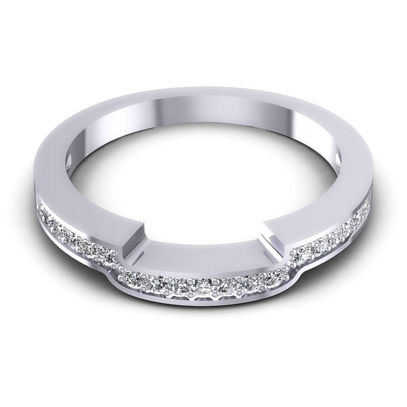 Round Diamonds 0.20CT Diamonds Wedding Band in 14KT Yellow Gold